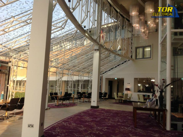 Tor Electrical lighting install at Double Tree by Hilton